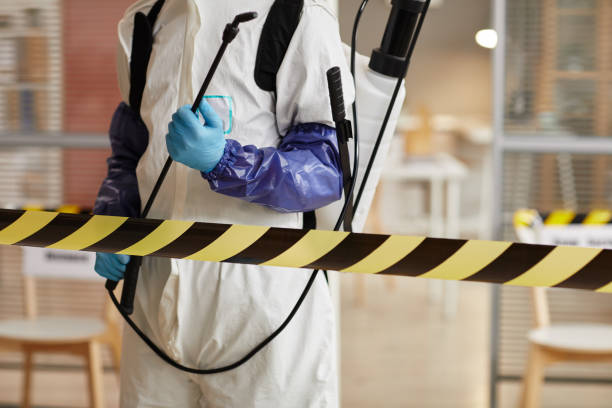 Professional Blood Cleanup technician working in North Stonington, CT